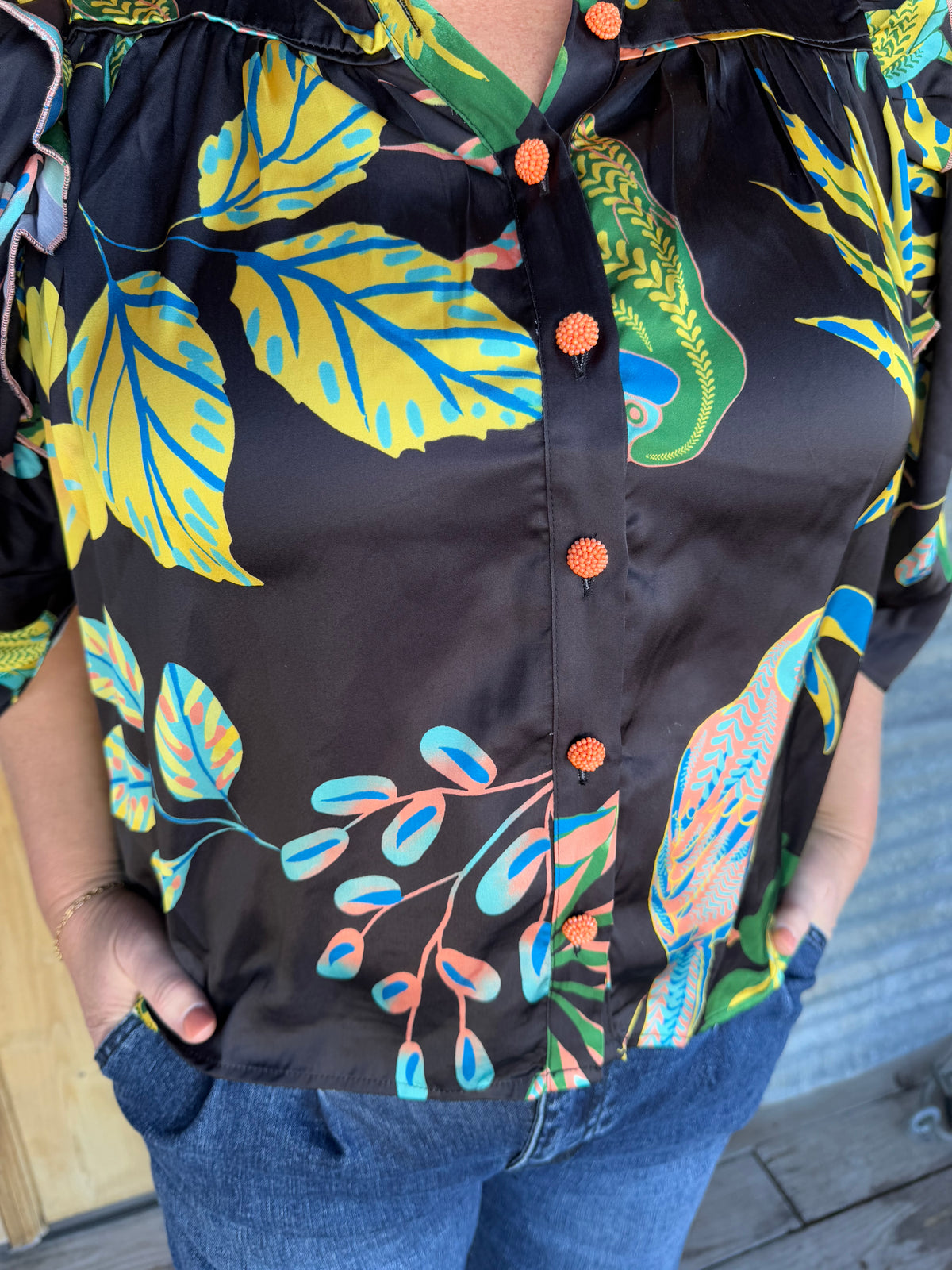 The Toucan Puff Sleeve Blouse