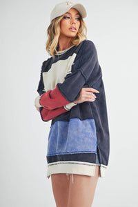 The Tilly Color Block Sweatshirt