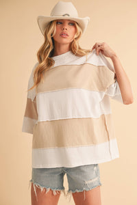 The Polly Color Block Top