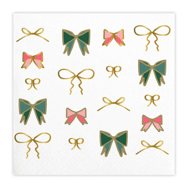 Slant Seasonal Party Napkins - Holiday