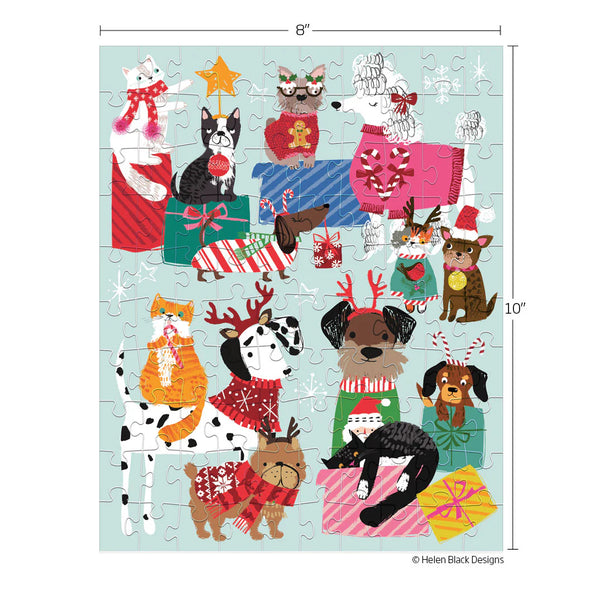 Holiday Gift Exchange 100 Piece Puzzle