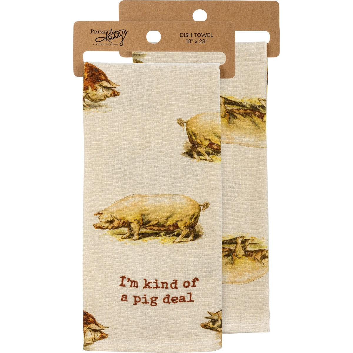 I'm Kind Of A Pig Deal Kitchen Towel