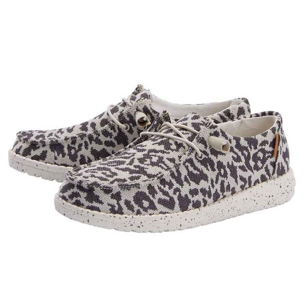 Hey Dude Wendy Woven - Cheetah Grey