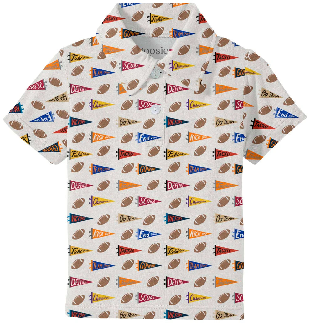 Goosies Polo Shirt - Varsity Flags