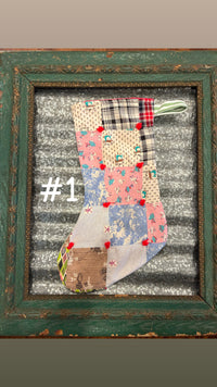 Reclaim Creative - Holiday Stockings - Assorted Quilts