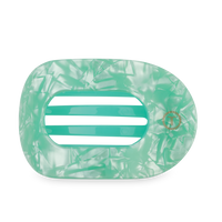 TELETIES - Flat Round Hair Clip | Large | Spring Splash