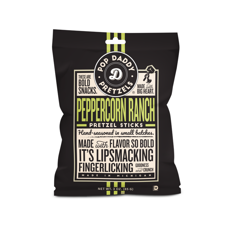 Pop Daddy – Peppercorn Ranch Pretzels 3.0oz