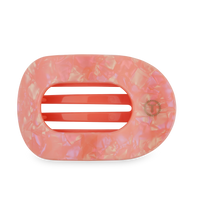 TELETIES - Flat Round Hair Clip | Large | Dreamsicle