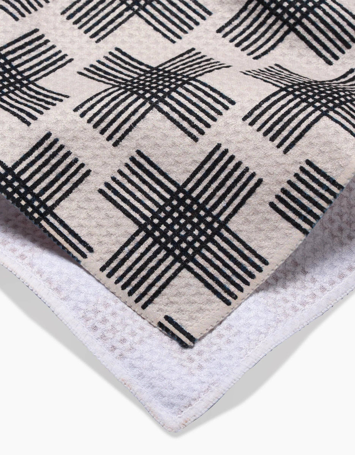 Geometry - Cross Hatch Tea Towel