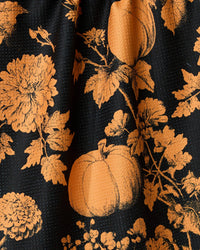 Geometry - Haunted Harvest Orange Tea Towel