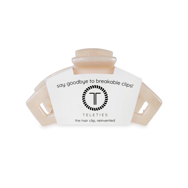 TELETIES - Open Hair Clip | Small | Soft Surf