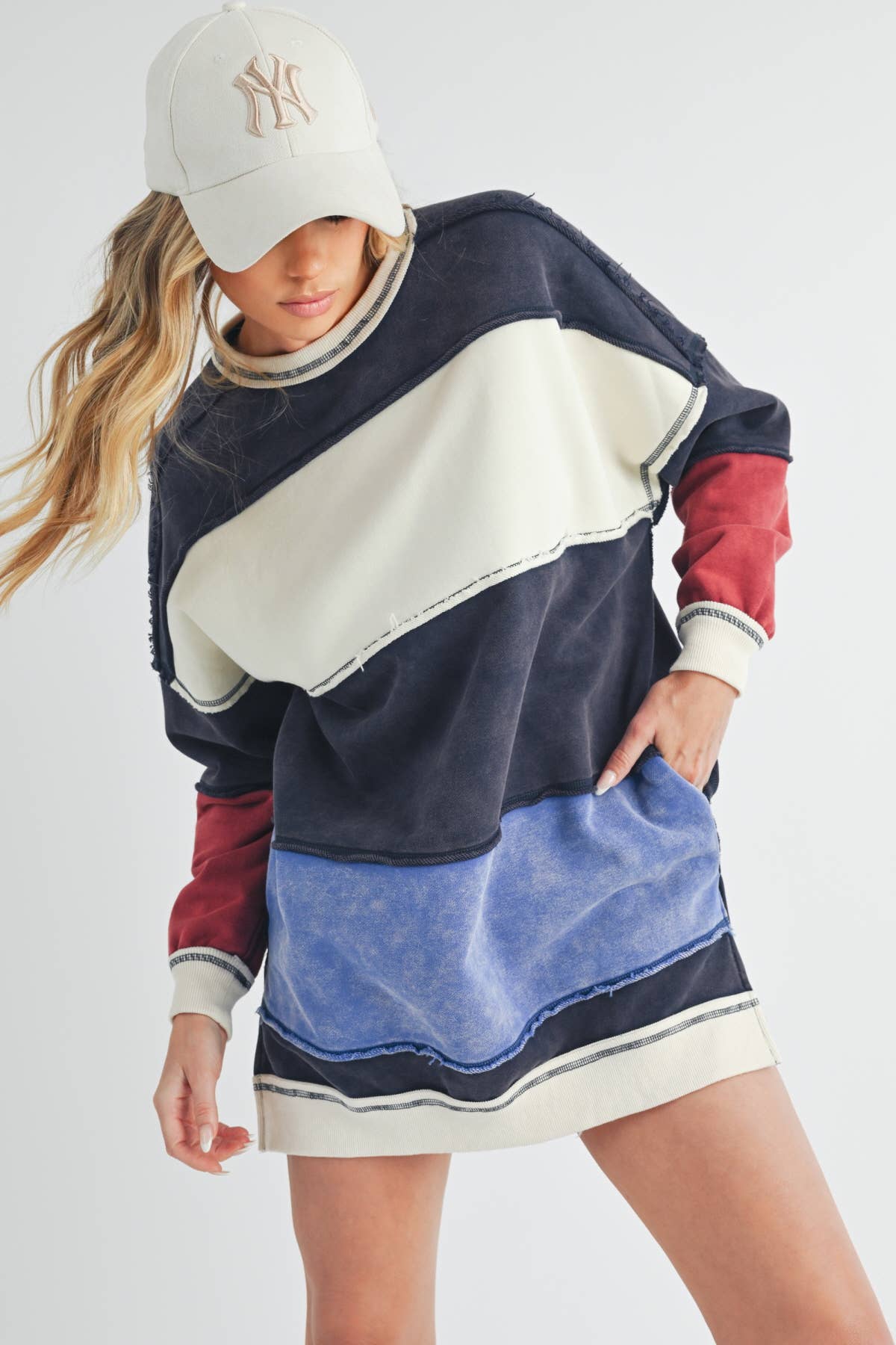 The Tilly Color Block Sweatshirt