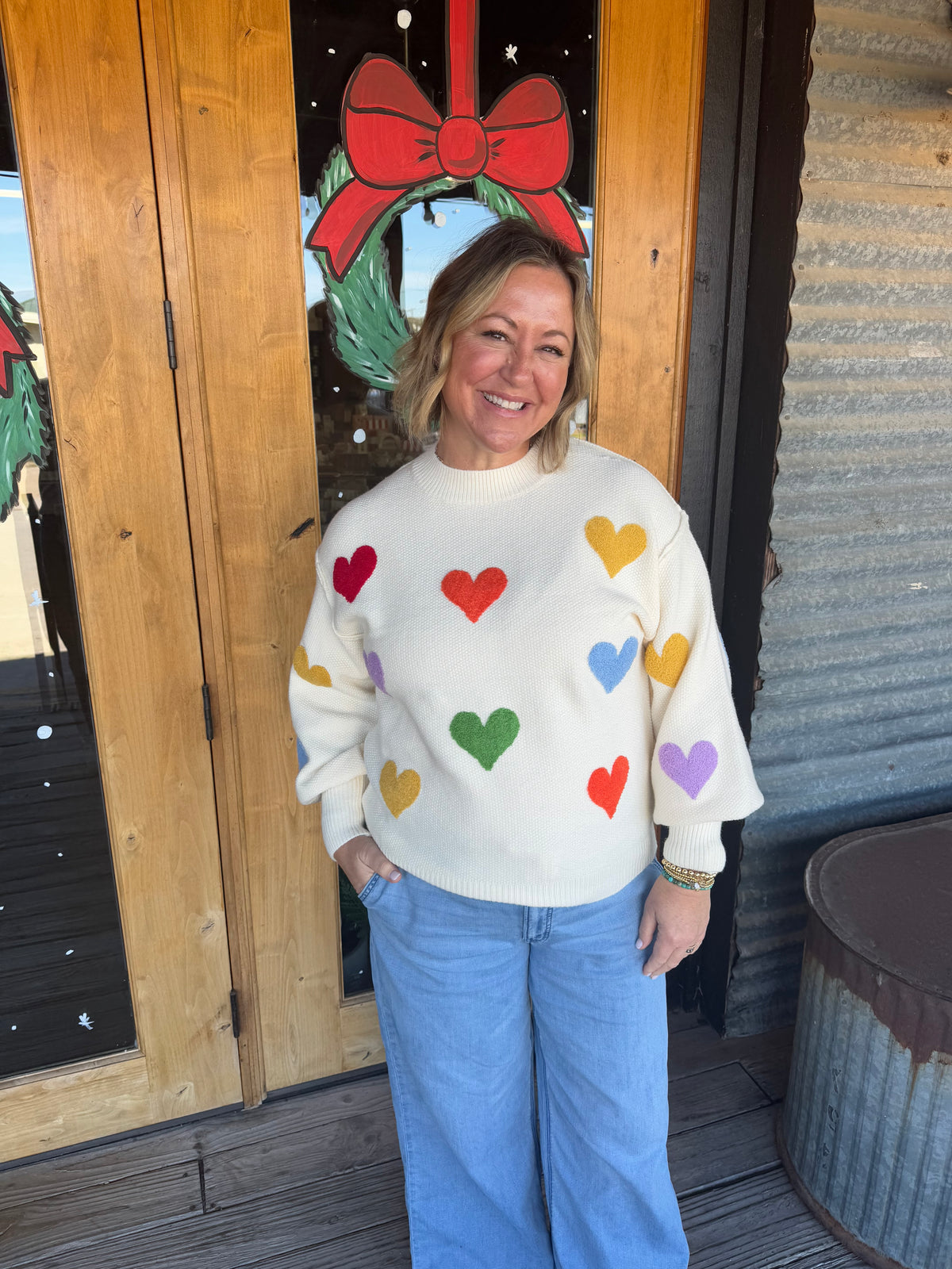 Cross My Heart Sweater