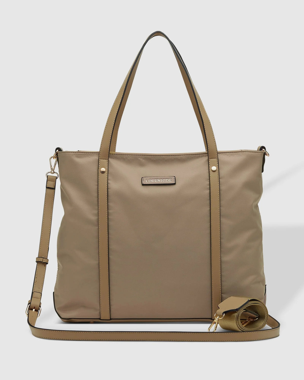 Nora Nylon Travel Tote - Beige