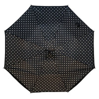 Black and White Polka Dots Topsy Turvy Umbrella