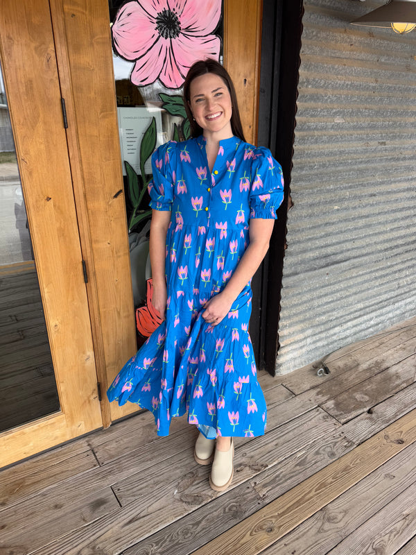 Poppy Tier Kiki Maxi Dress