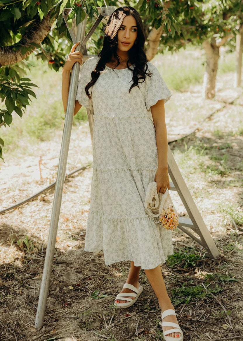 The Serena Dress in Lucky Clover