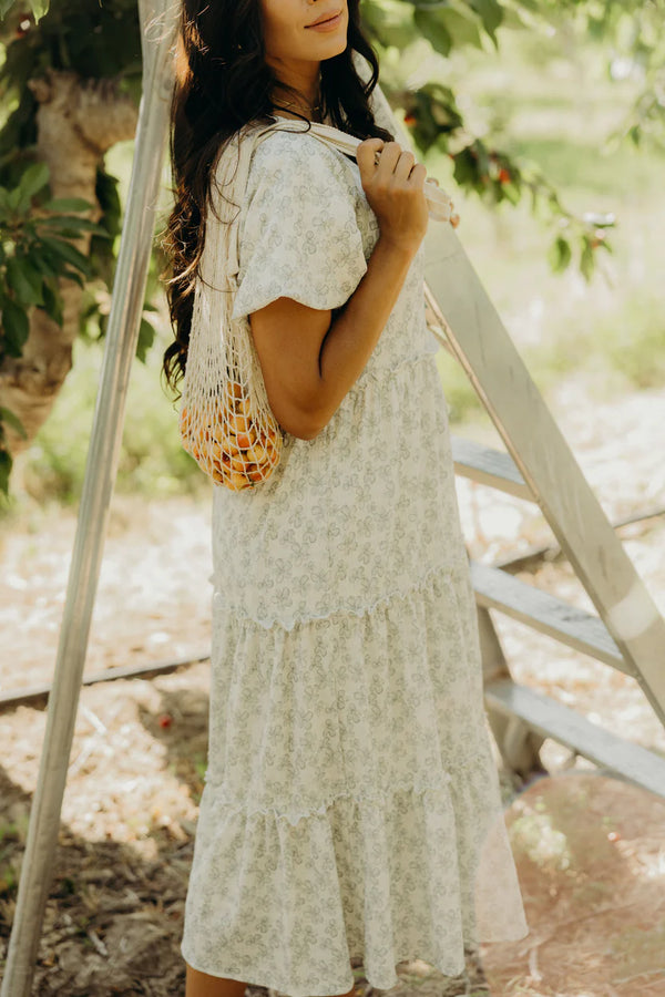 The Serena Dress in Lucky Clover