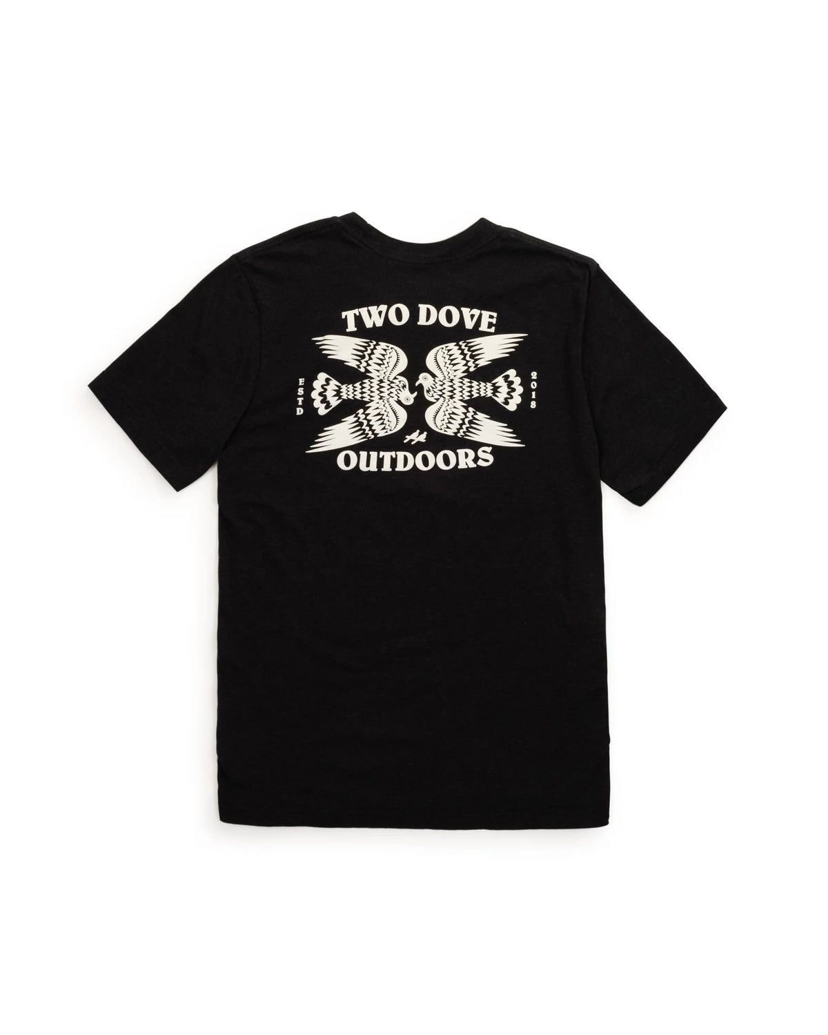 The Laredo Double Dove Tee - Heather Black