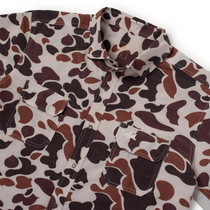 The Rio Ultimate Outdoor Blend Short Sleeve - Vintage Camo