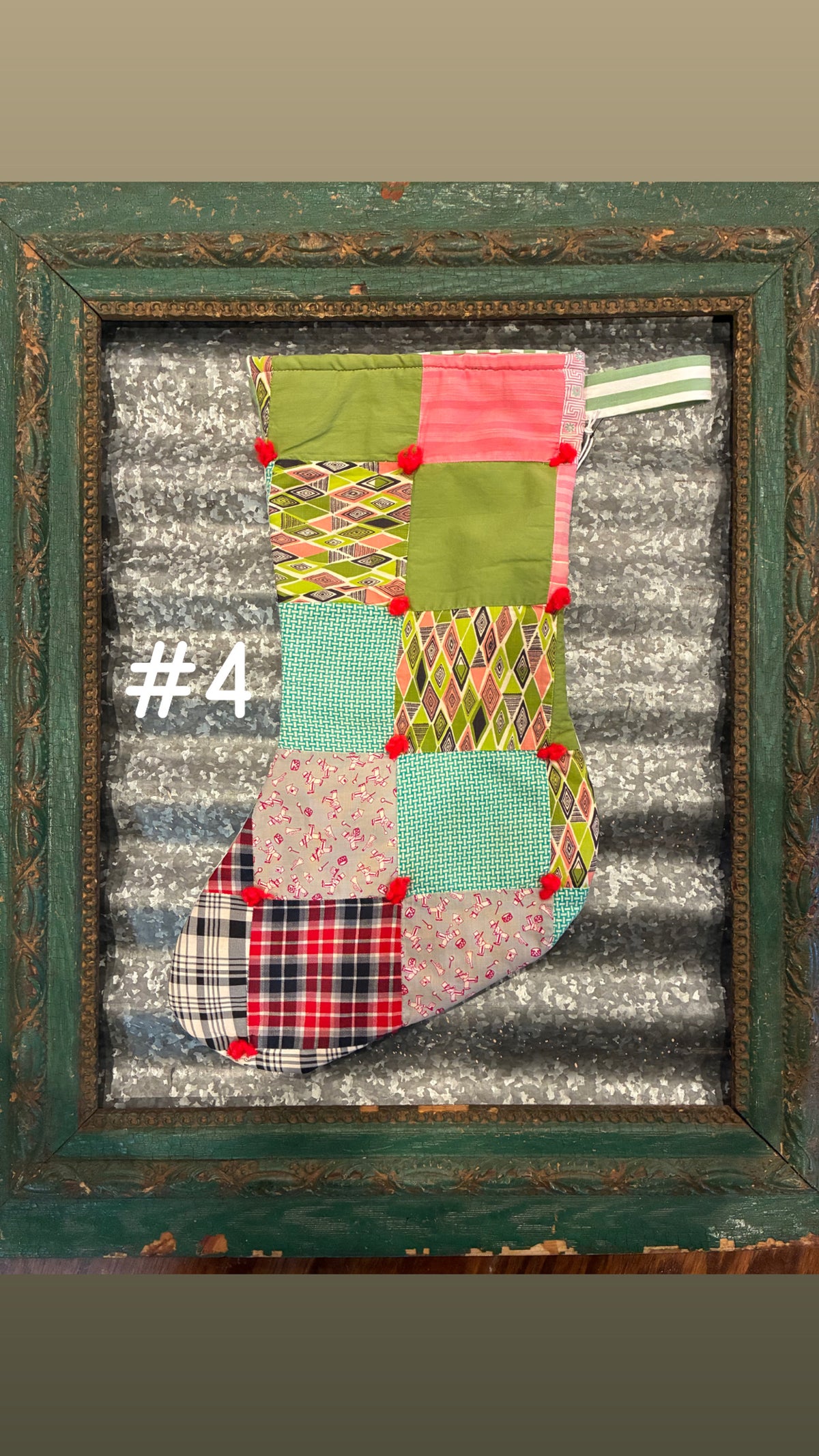 Reclaim Creative - Holiday Stockings - Assorted Quilts