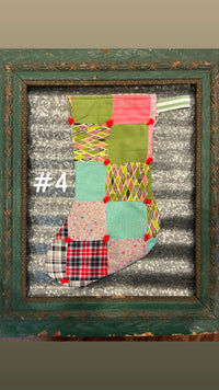 Reclaim Creative - Holiday Stockings - Assorted Quilts