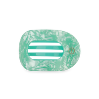 TELETIES - Flat Round Hair Clip | Medium | Spring Splash
