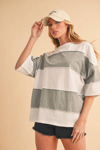 The Polly Color Block Top