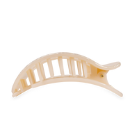 TELETIES - Flat Round Hair Clip | Large | Soft Surf