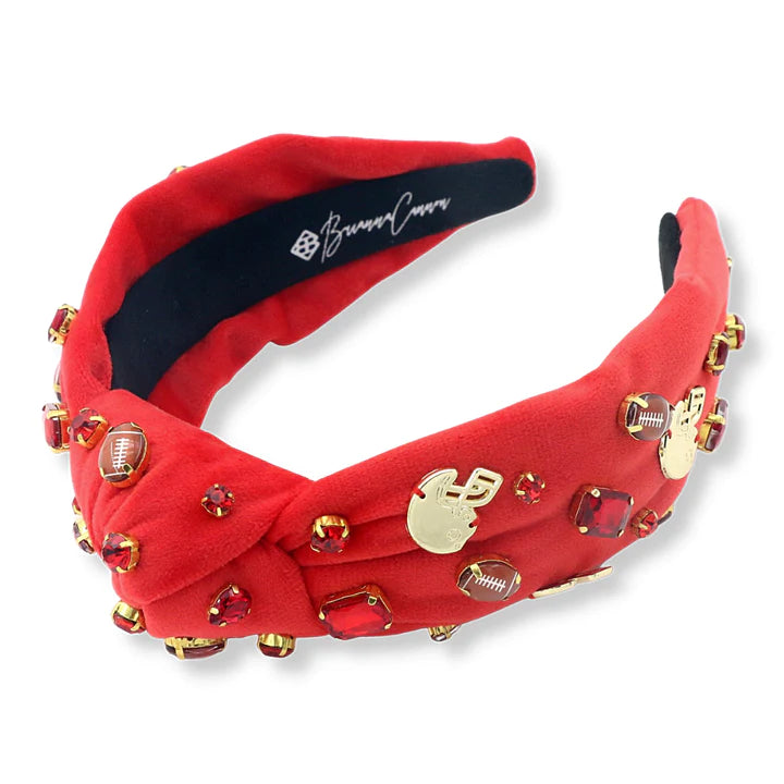 Fan Gear Football Headband - Red