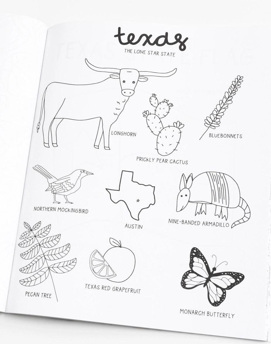 Texas Coloring Book