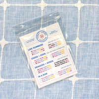 First Lines Simplified Mahjong Line Cards for beginners