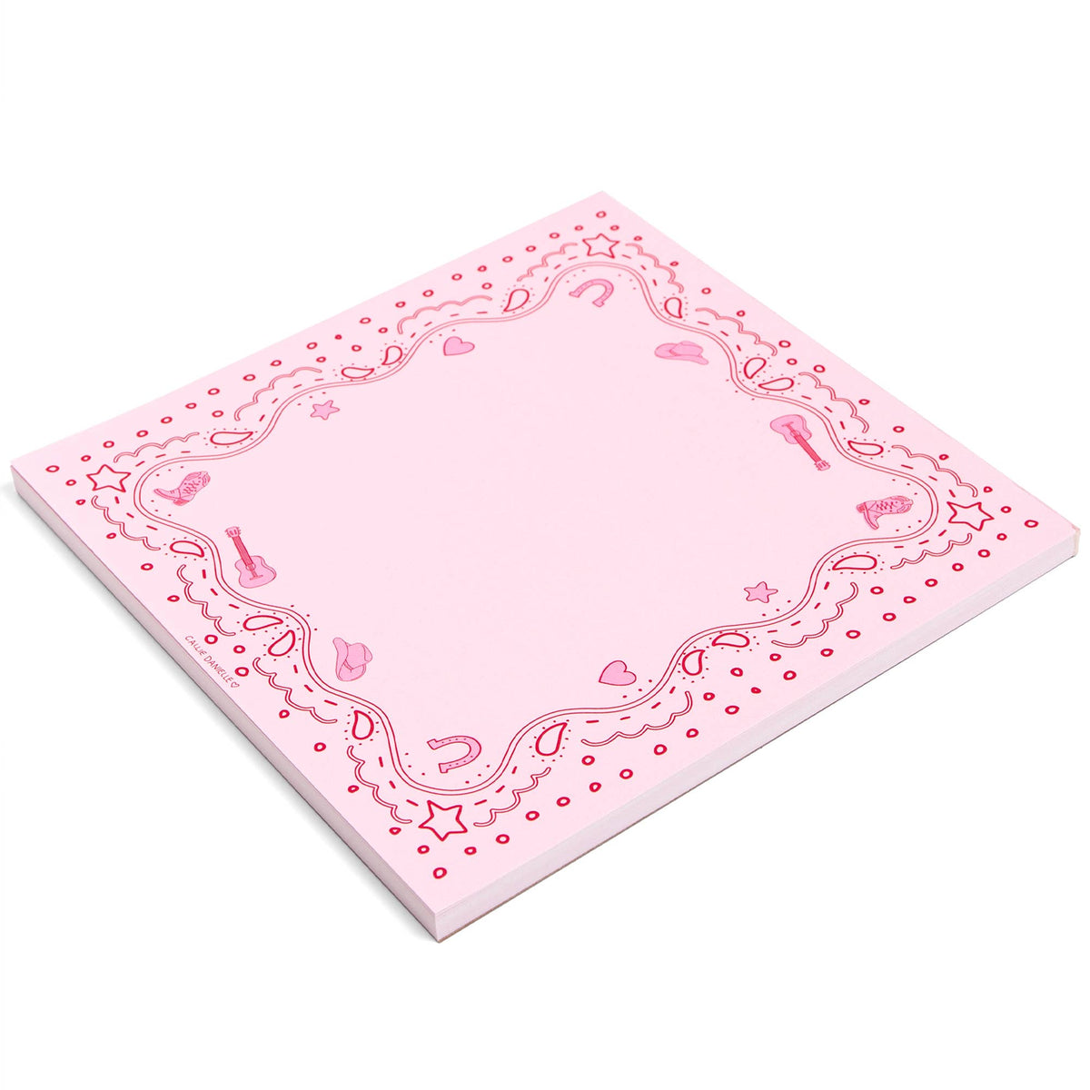 Callie Danielle - Pink Bandana Western Notepad