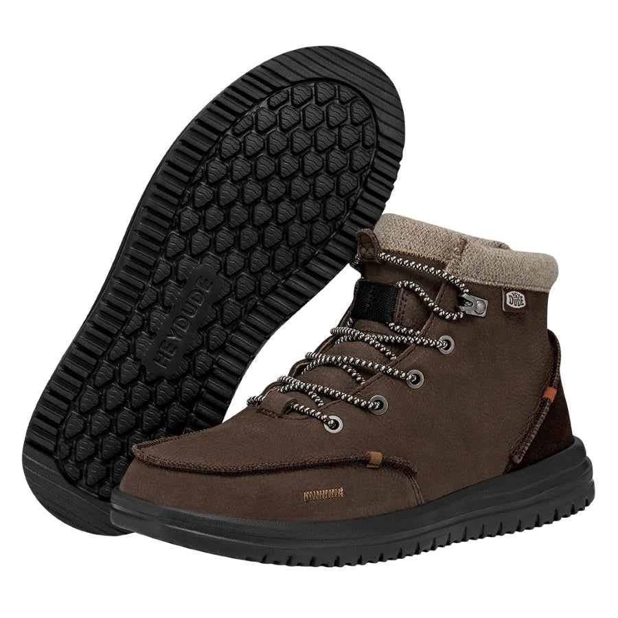 Hey Dude Bradley Boot Leather - Brown
