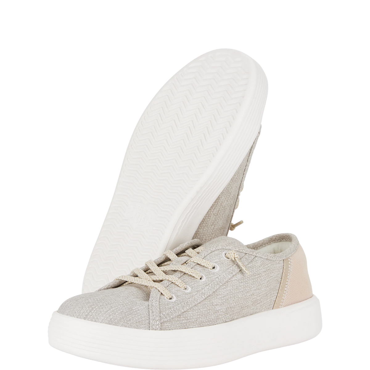 Hey Dude Cody Heathered Knit Mesh - Light Grey