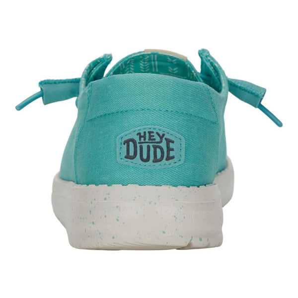 Hey Dude Wendy Stretch Canvas - Turquoise