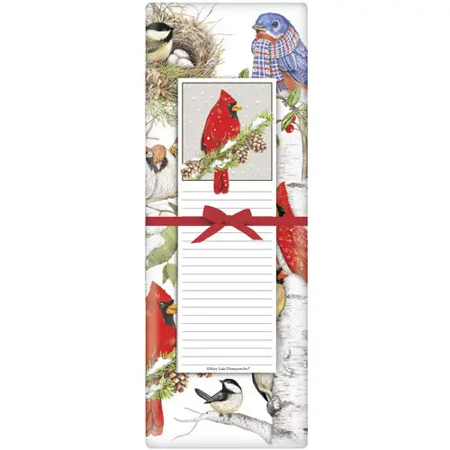 Winter Birds Notepad Set