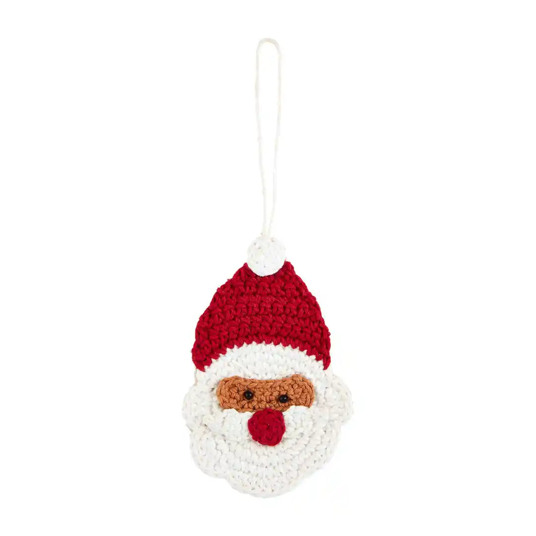 Santa Crochet Ornament