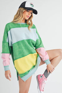 The Tilly Color Block Sweatshirt