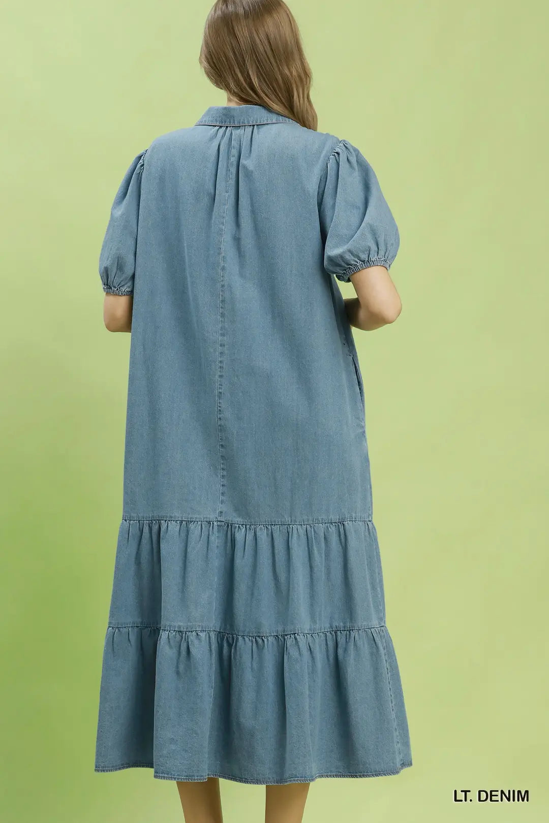 The Holly Dress - Light Denim