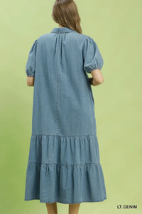 The Holly Dress - Light Denim