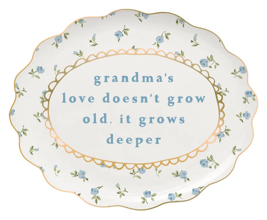 Ceramic Trinket Tray | Grandma's Love