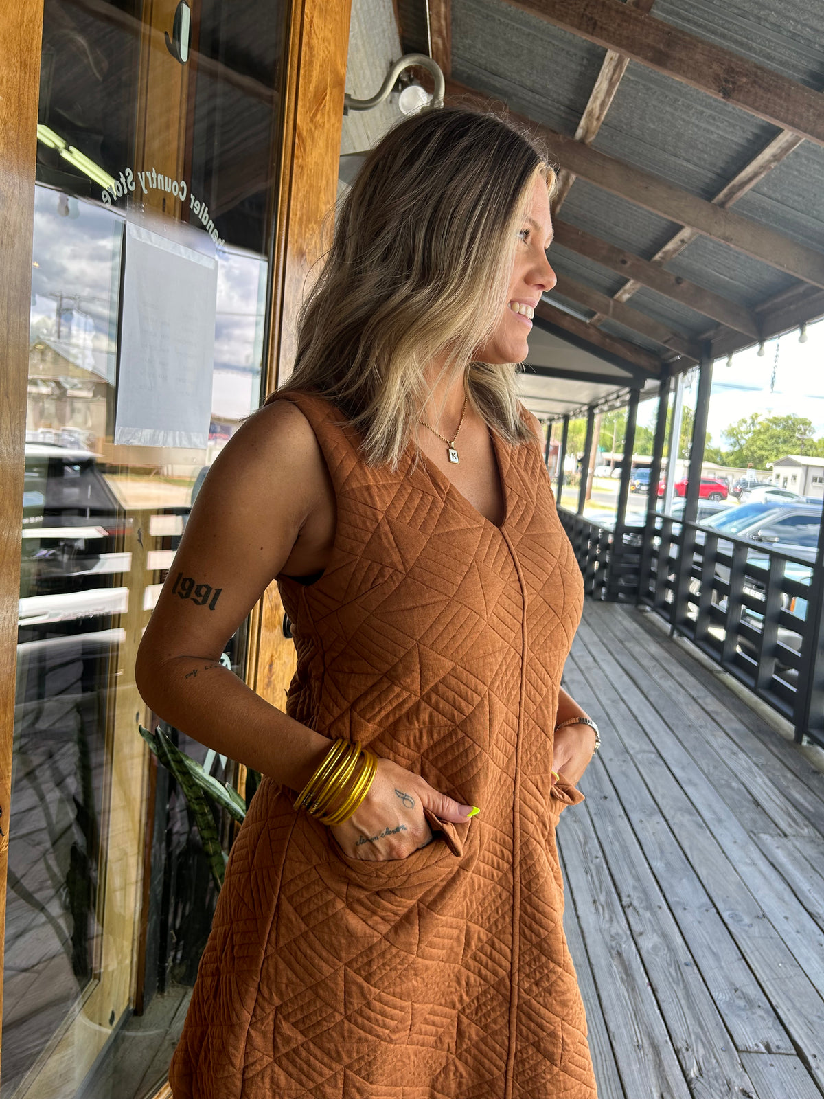 The Margo Dress - Camel