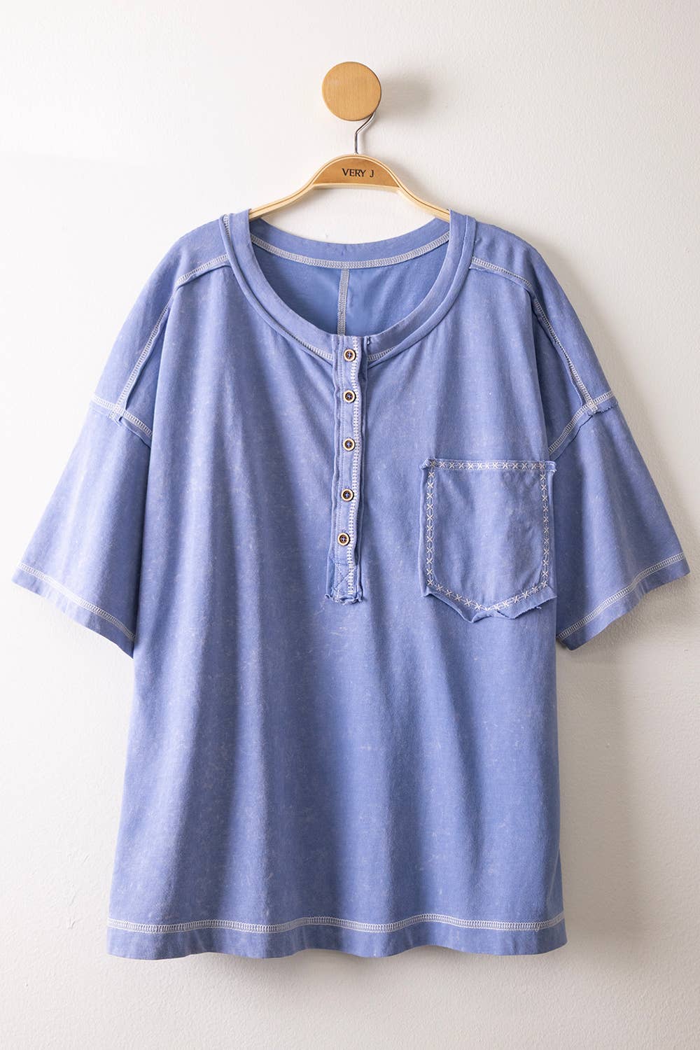 Mineral Washed Oversized Top