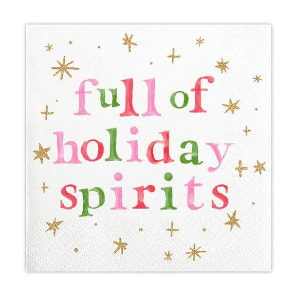 Slant Seasonal Party Napkins - Holiday