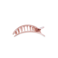 Round Flat Hair Clip | Small | Pearly Pink