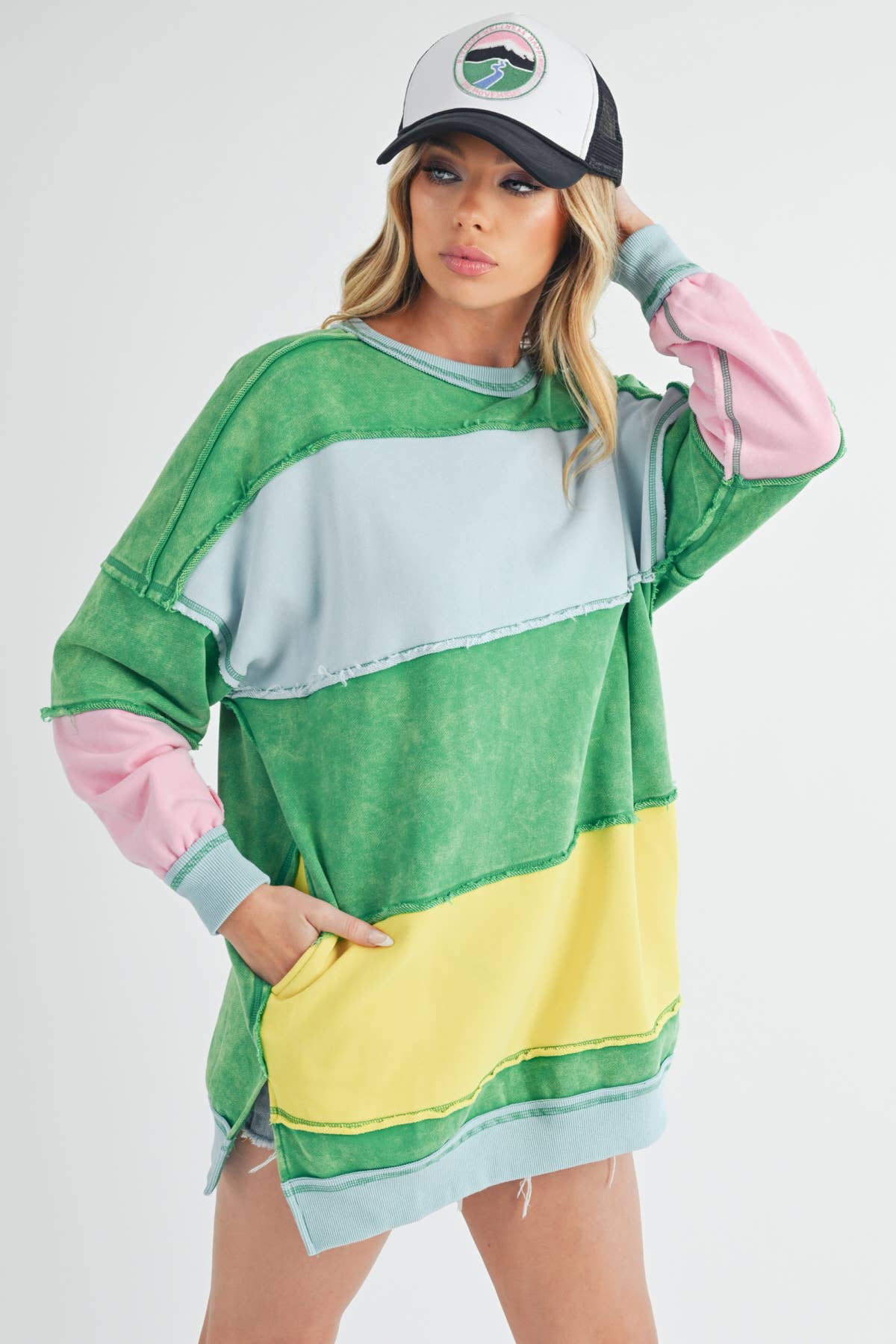 The Tilly Color Block Sweatshirt