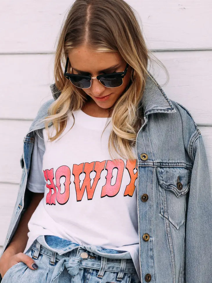 Howdy Cropped Graphic Tee