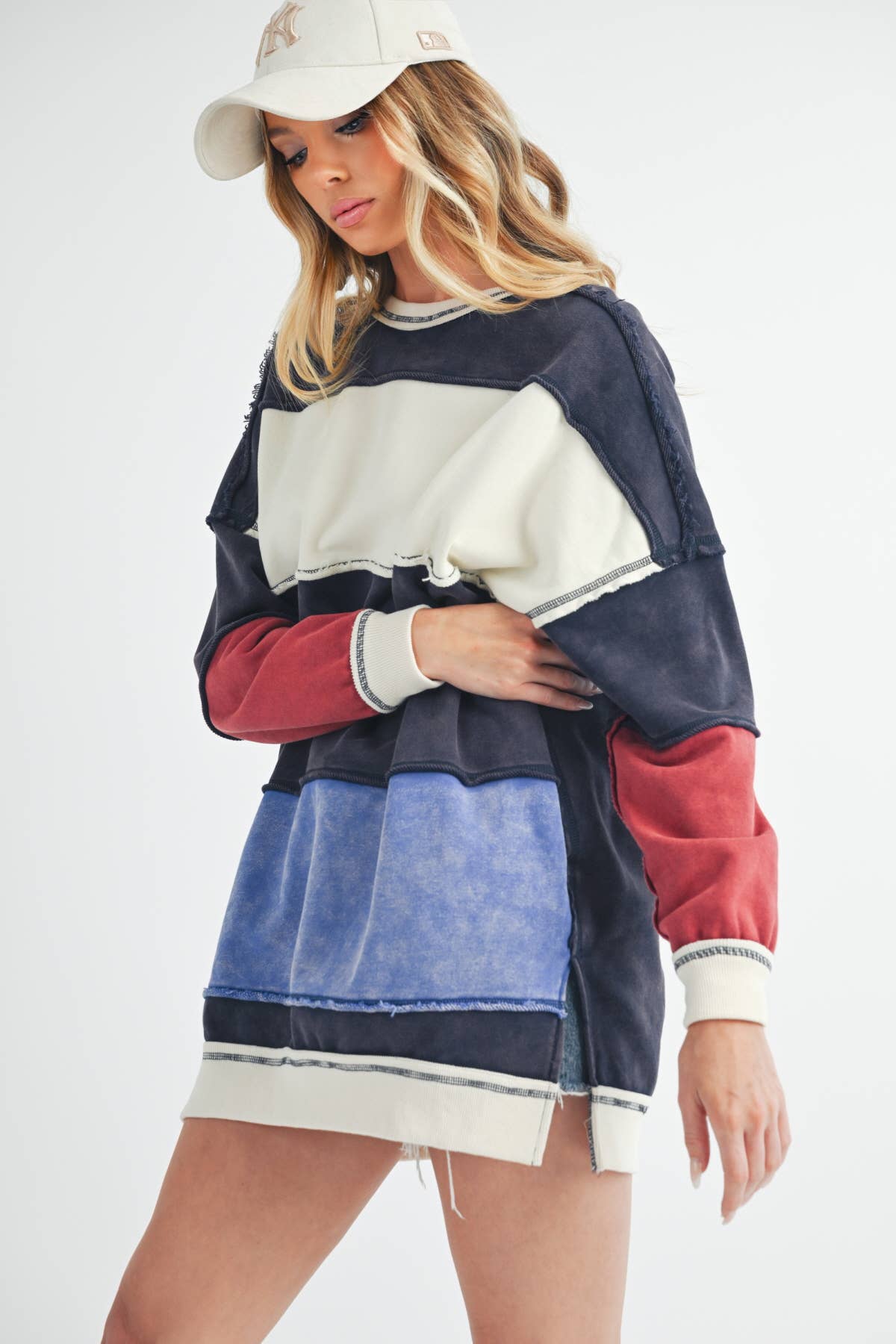 The Tilly Color Block Sweatshirt