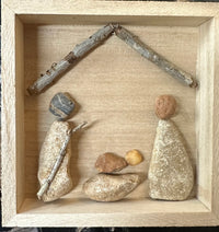 Rustic Nativity Ornament